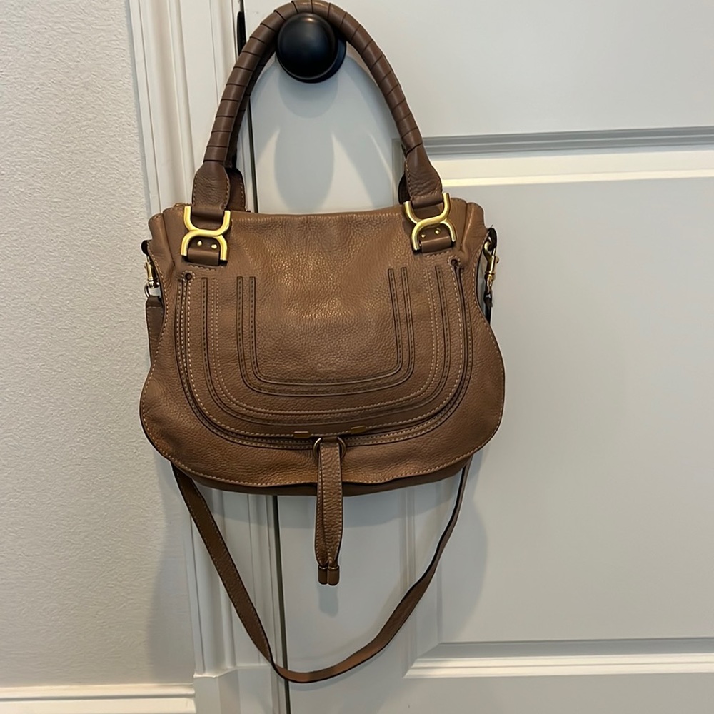Chloe Brown Leather Handbag